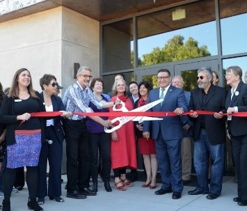 Ribbon cutting ceremony at 40 Prado Homeless Shelter